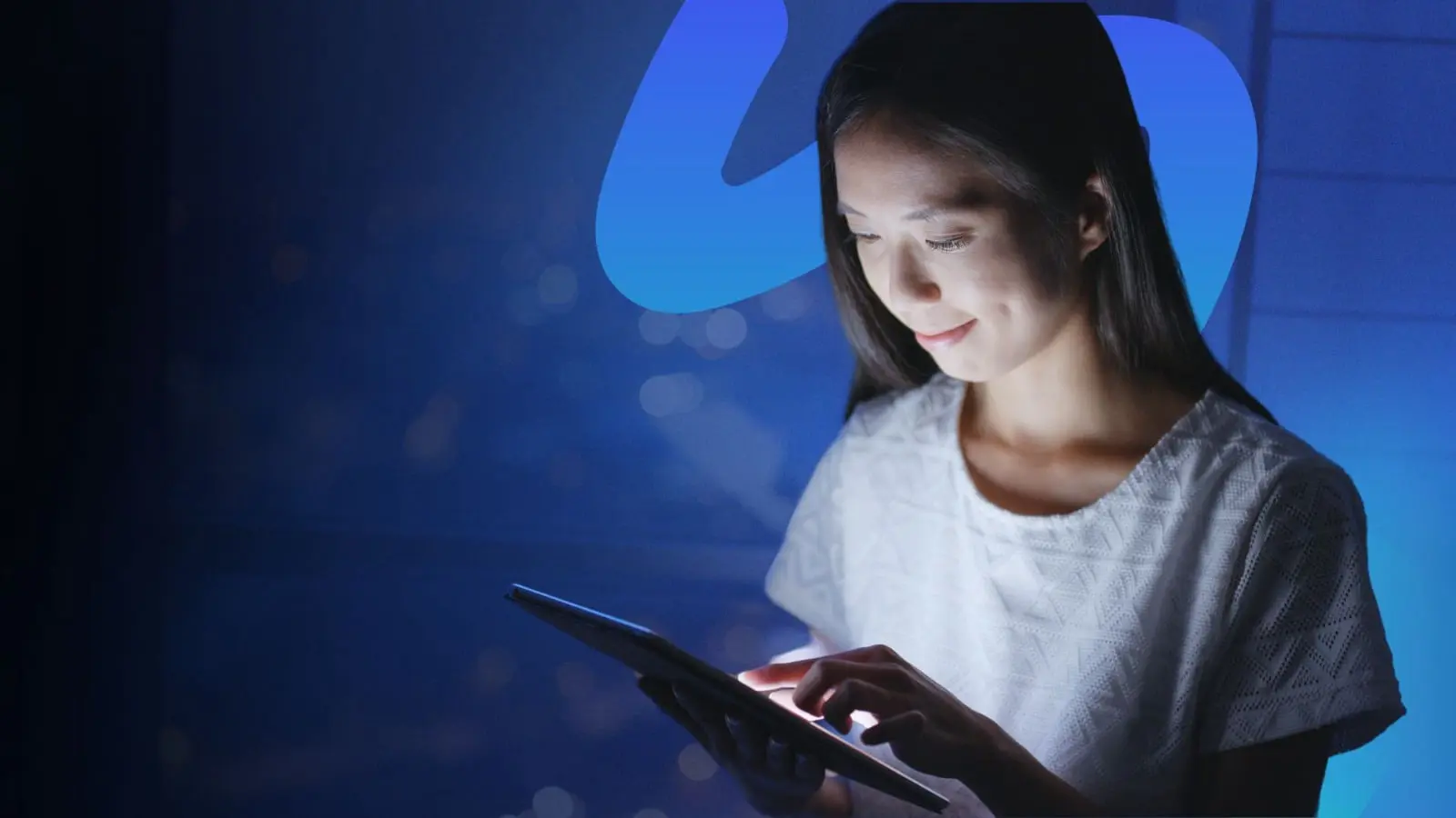 Banner Usando Tablet